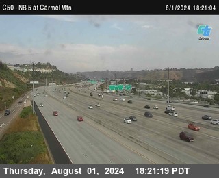 NB 5 at Carmel Mountain Rd.