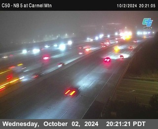 NB 5 at Carmel Mountain Rd.