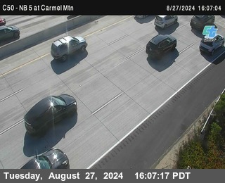 NB 5 at Carmel Mountain Rd.