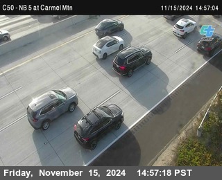 NB 5 at Carmel Mountain Rd.