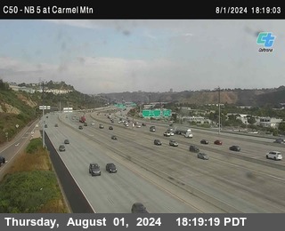 NB 5 at Carmel Mountain Rd.