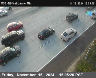 NB 5 at Carmel Mountain Rd.