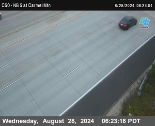 NB 5 at Carmel Mountain Rd.