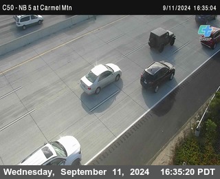 NB 5 at Carmel Mountain Rd.