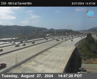 NB 5 at Carmel Mountain Rd.