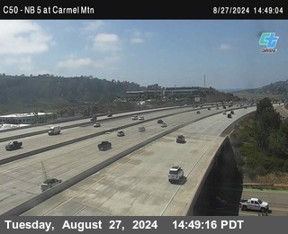 NB 5 at Carmel Mountain Rd.