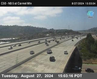 NB 5 at Carmel Mountain Rd.