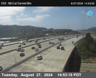 NB 5 at Carmel Mountain Rd.