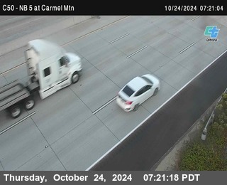 NB 5 at Carmel Mountain Rd.