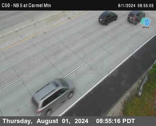 NB 5 at Carmel Mountain Rd.