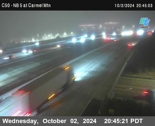 NB 5 at Carmel Mountain Rd.