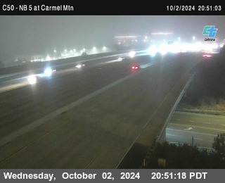 NB 5 at Carmel Mountain Rd.