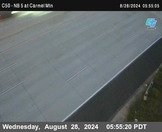 NB 5 at Carmel Mountain Rd.