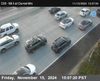 NB 5 at Carmel Mountain Rd.