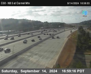 NB 5 at Carmel Mountain Rd.