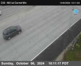 NB 5 at Carmel Mountain Rd.