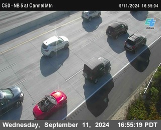 NB 5 at Carmel Mountain Rd.