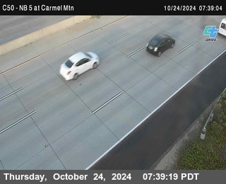 NB 5 at Carmel Mountain Rd.