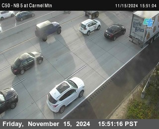 NB 5 at Carmel Mountain Rd.