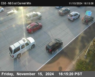 NB 5 at Carmel Mountain Rd.