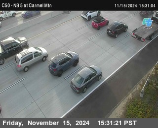 NB 5 at Carmel Mountain Rd.