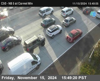 NB 5 at Carmel Mountain Rd.