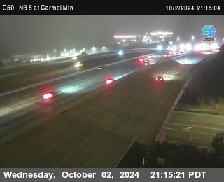 NB 5 at Carmel Mountain Rd.