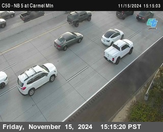 NB 5 at Carmel Mountain Rd.