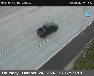 NB 5 at Carmel Mountain Rd.