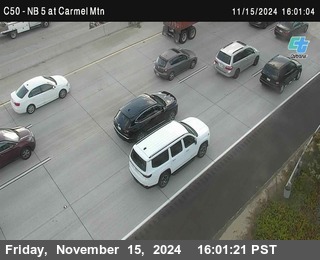 NB 5 at Carmel Mountain Rd.