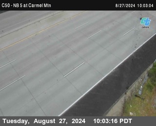 NB 5 at Carmel Mountain Rd.