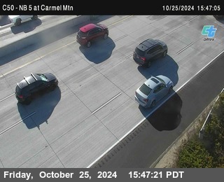 NB 5 at Carmel Mountain Rd.