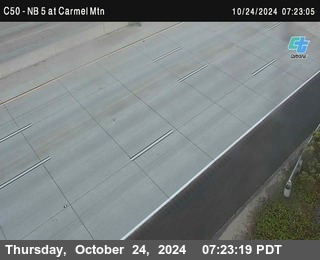 NB 5 at Carmel Mountain Rd.