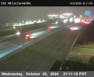 NB 5 at Carmel Mountain Rd.