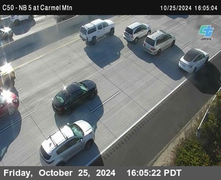 NB 5 at Carmel Mountain Rd.