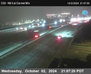 NB 5 at Carmel Mountain Rd.