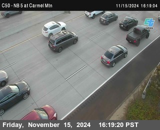 NB 5 at Carmel Mountain Rd.