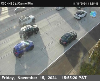 NB 5 at Carmel Mountain Rd.