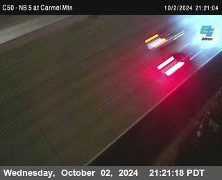 NB 5 at Carmel Mountain Rd.