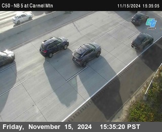 NB 5 at Carmel Mountain Rd.