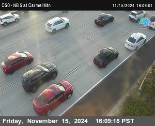 NB 5 at Carmel Mountain Rd.