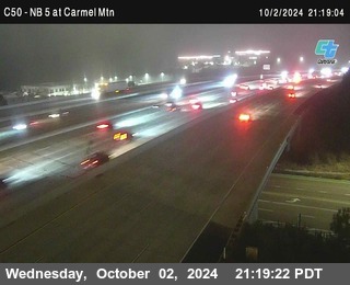 NB 5 at Carmel Mountain Rd.