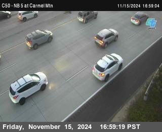 NB 5 at Carmel Mountain Rd.