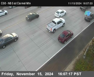 NB 5 at Carmel Mountain Rd.