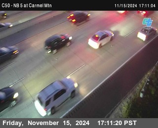 NB 5 at Carmel Mountain Rd.