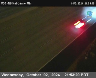 NB 5 at Carmel Mountain Rd.