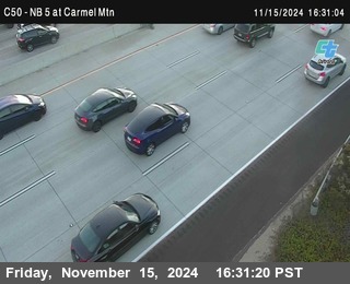 NB 5 at Carmel Mountain Rd.