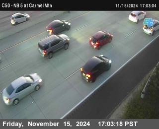 NB 5 at Carmel Mountain Rd.