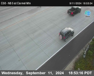 NB 5 at Carmel Mountain Rd.