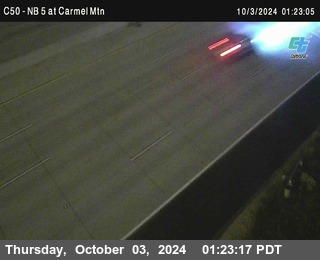 NB 5 at Carmel Mountain Rd.